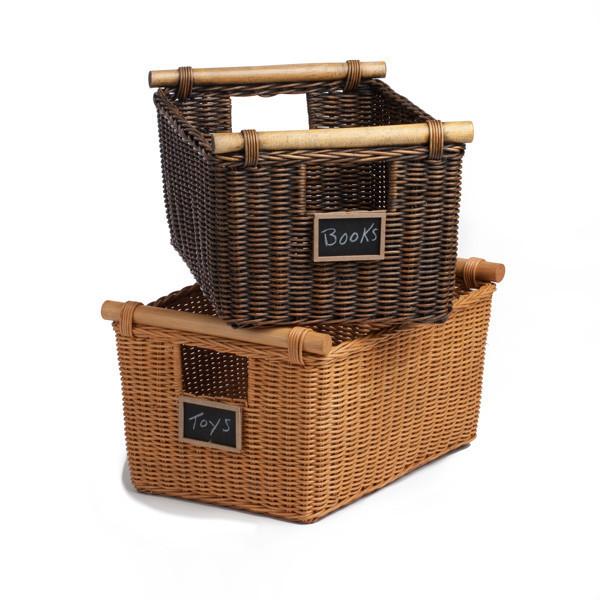 Pole Handle Woven Storage Basket for Everyday Storage - Image 15