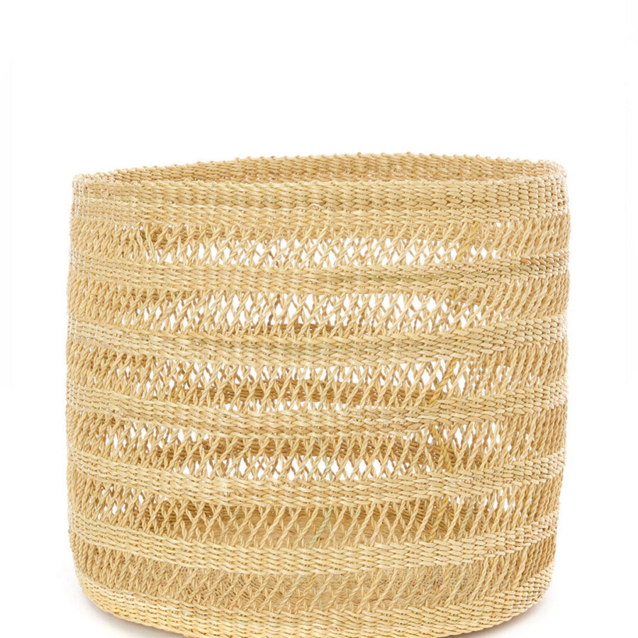 Woven Lace Storage Basket Medium