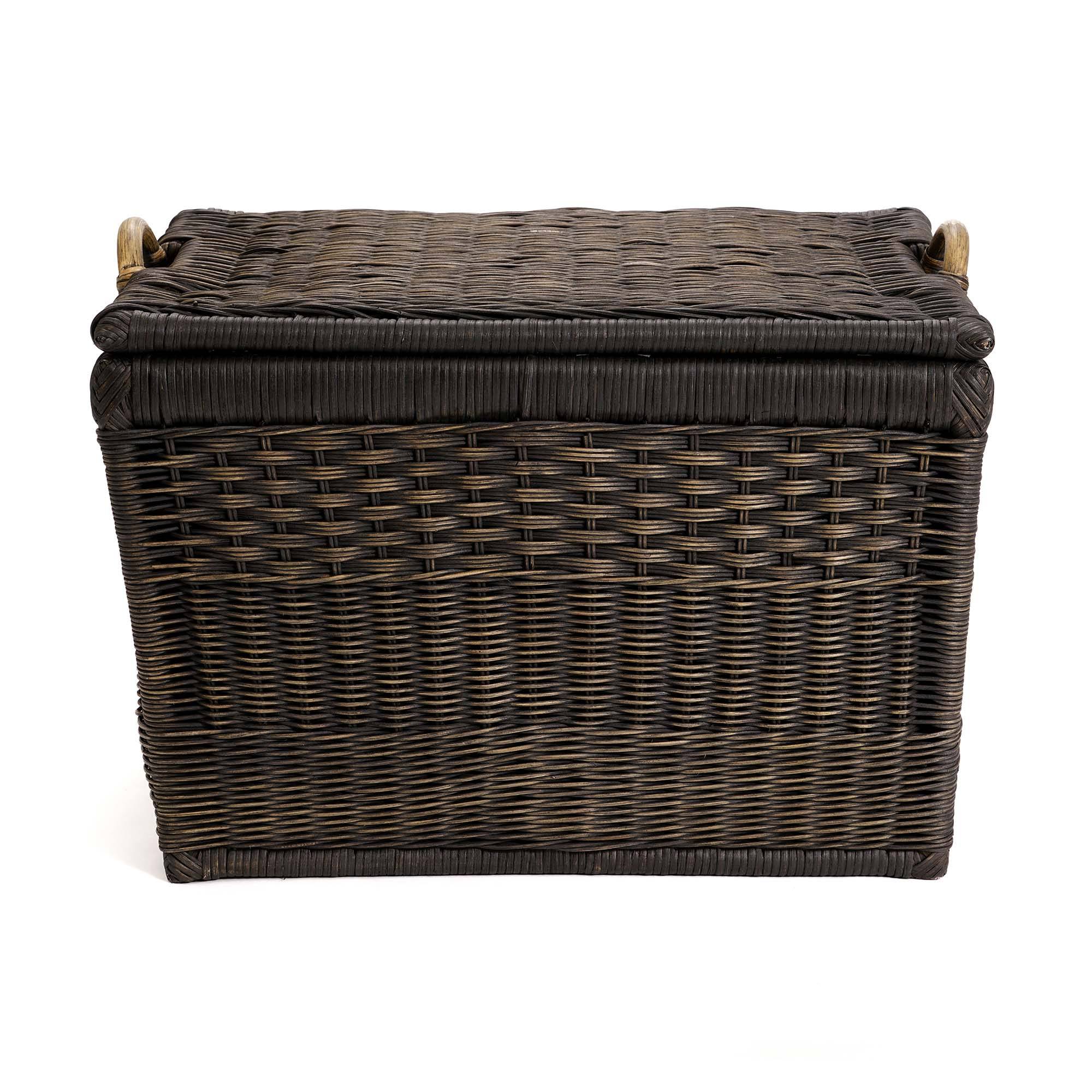 Lift-off Lid Woven Storage Basket for Everyday Storage - Image 4