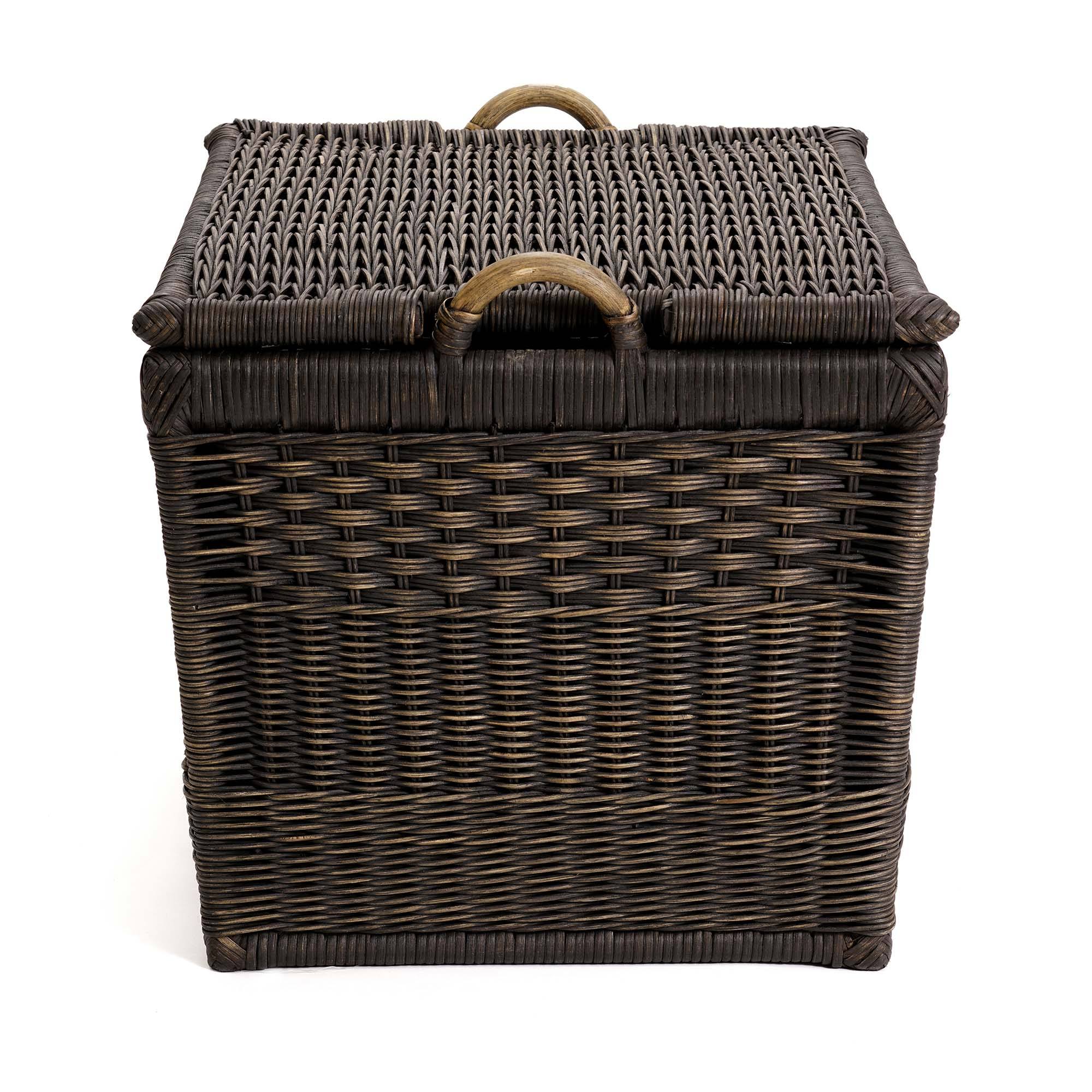 Lift-off Lid Woven Storage Basket for Everyday Storage - Image 5