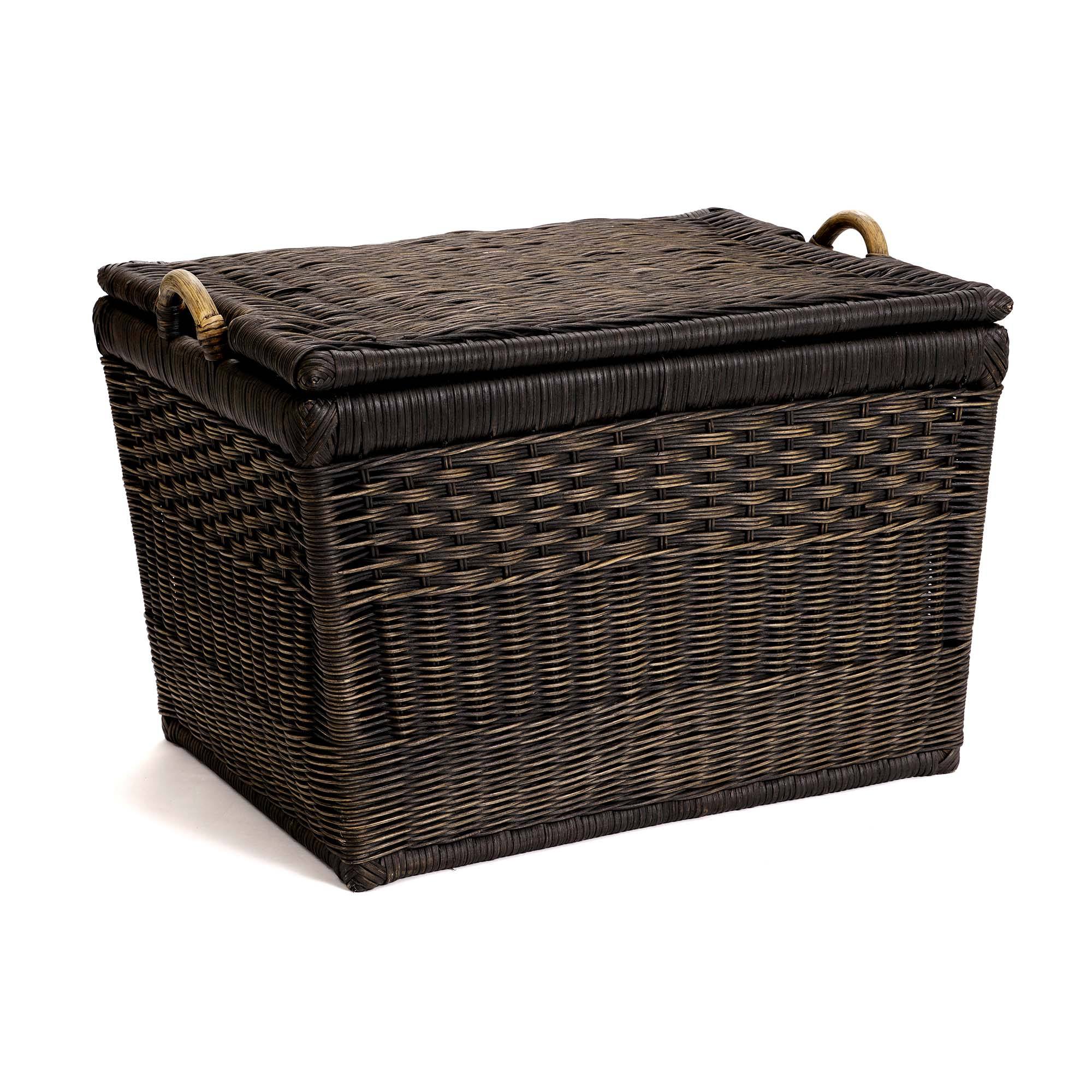 Lift-off Lid Woven Storage Basket for Everyday Storage - Image 2