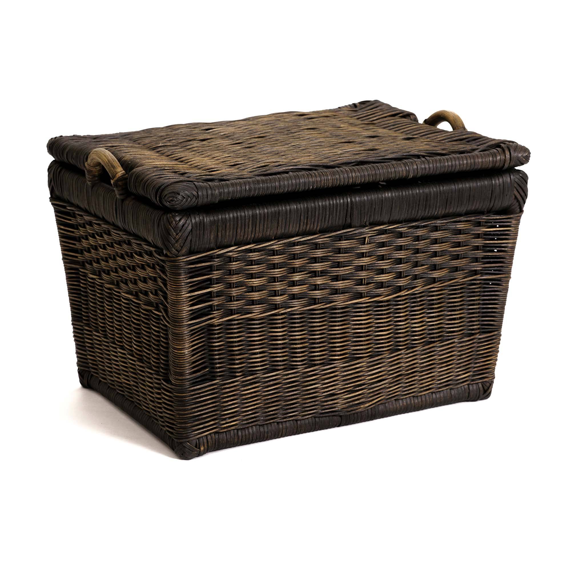 Lift-off Lid Woven Storage Basket for Everyday Storage - Image 3