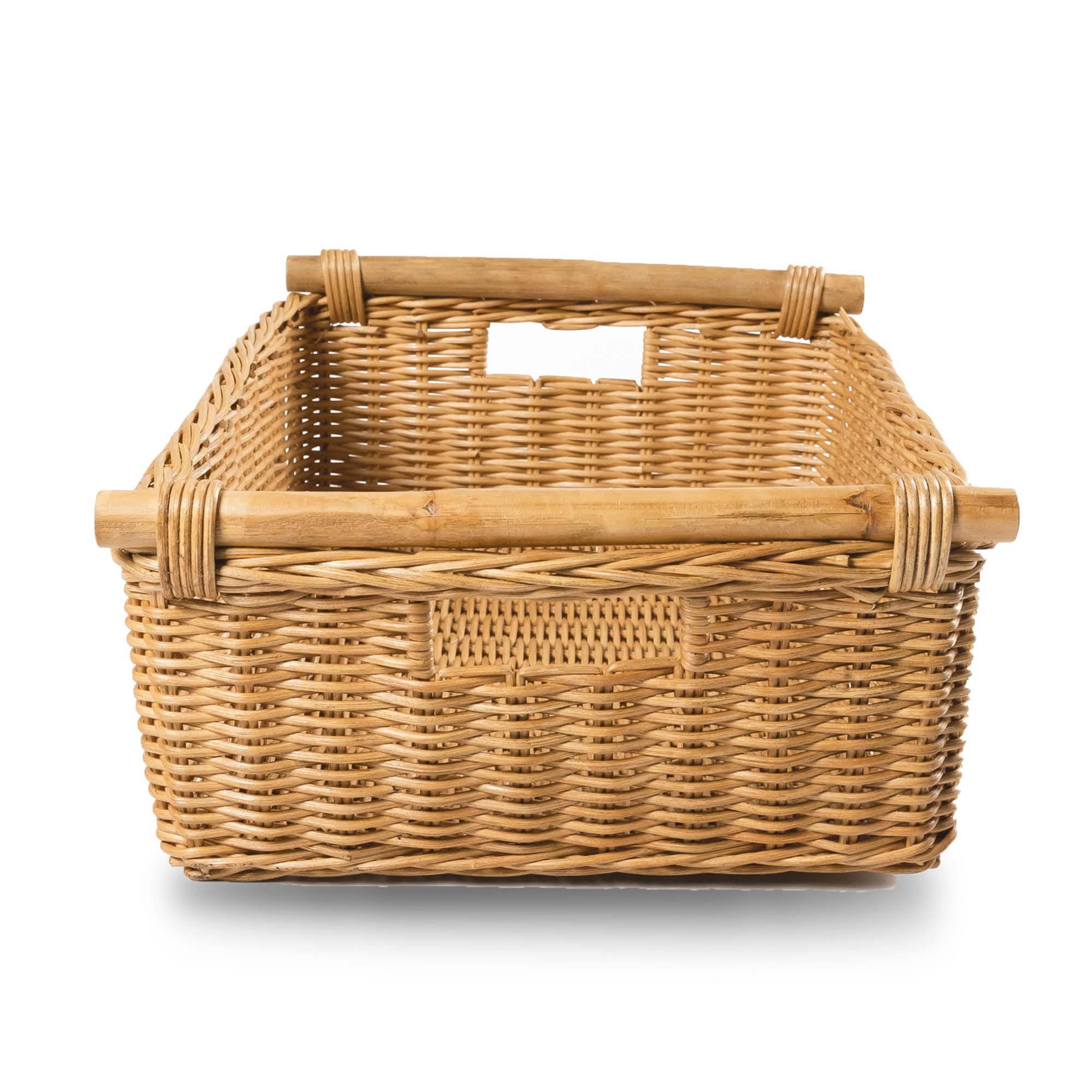 Everyday Low Pole Handle Woven Storage Basket - Image 9