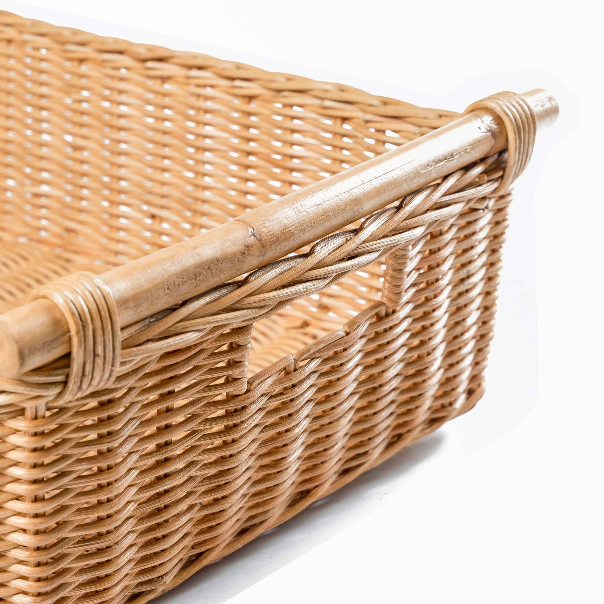 Everyday Low Pole Handle Woven Storage Basket - Image 8