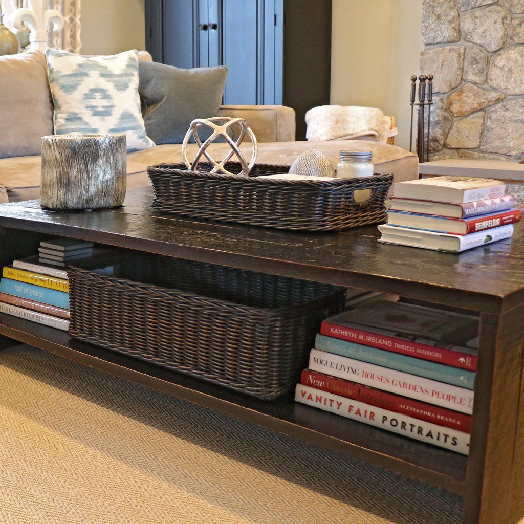 Underbed Woven Storage Basket with Practical Detail - Image 17
