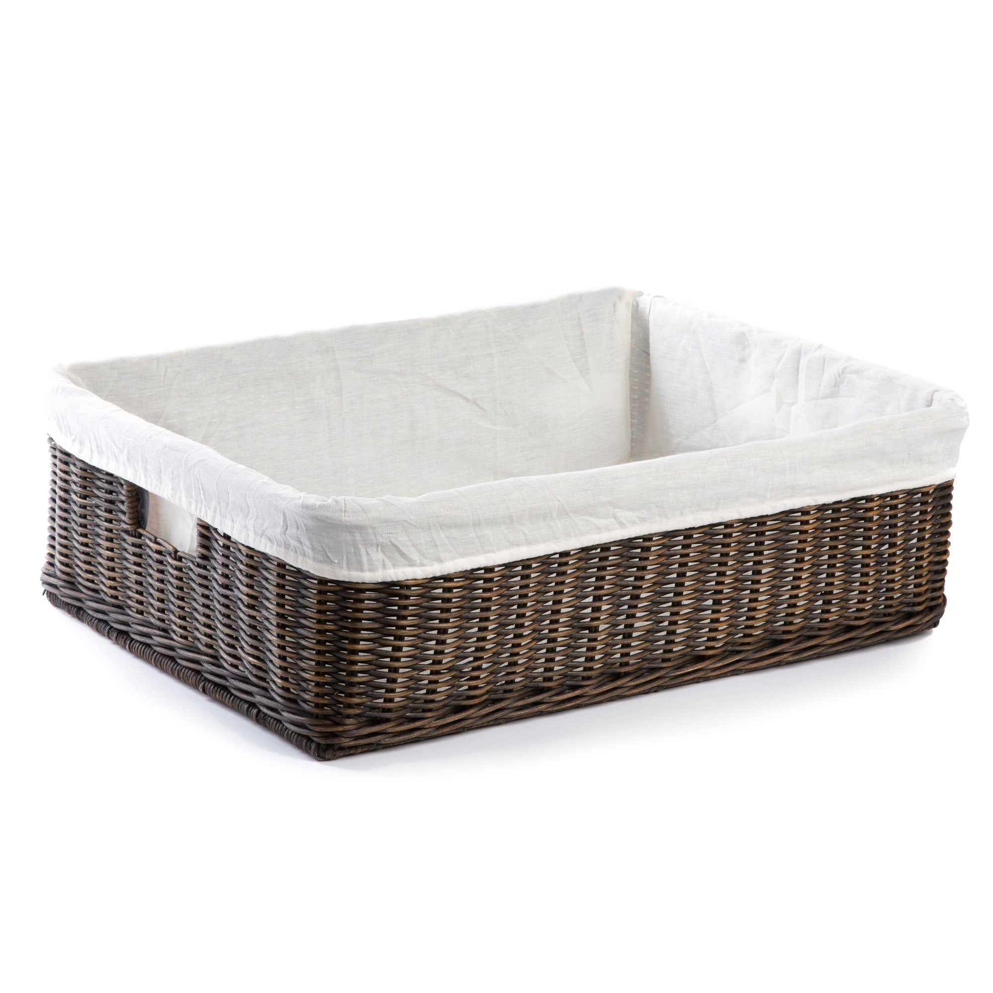 Underbed Woven Storage Basket with Practical Detail - Image 2